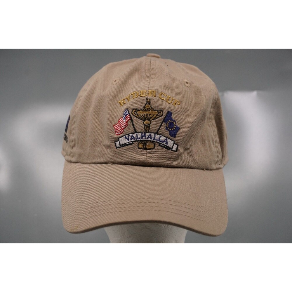 2008 Ryder Cup Valhalla USA Golf Hat Cap Strapback Adjustable Imperial Tan